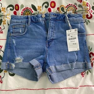 Zara high waist short size US 4